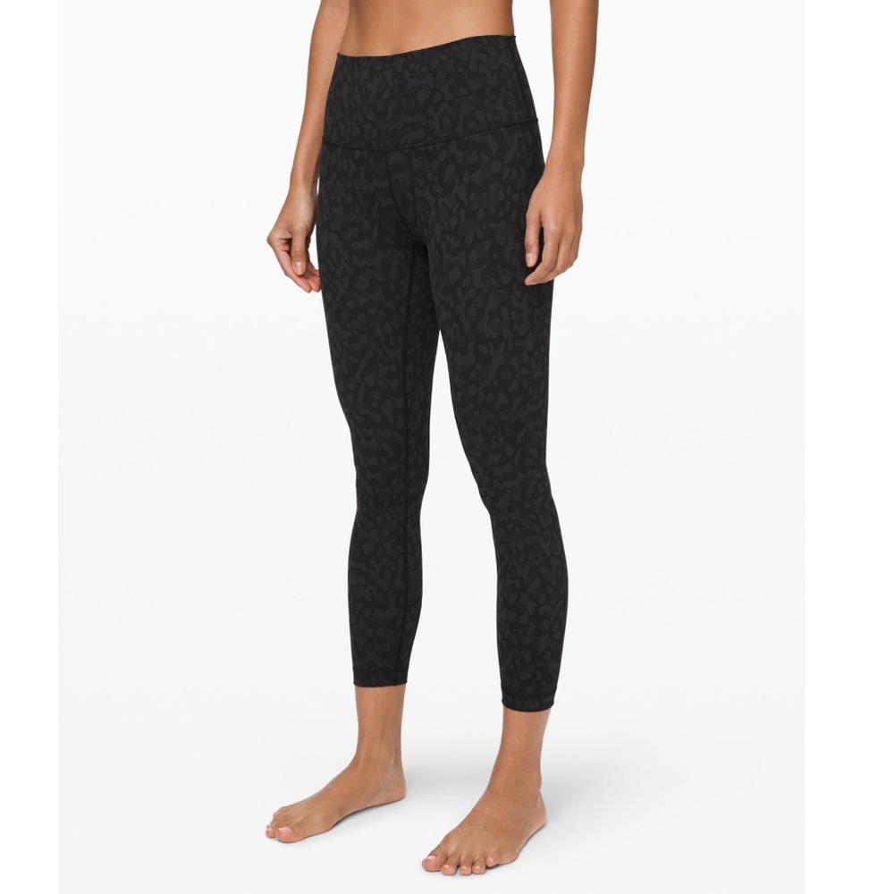 Lululemon WUNDER UNDER HIGH-RISE TIGHT 25" Black Camo